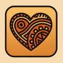 icon_technology_heart_tribal icon preview