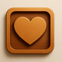 icon_technology_heart_wooden icon preview