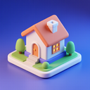 icon_technology_house_3d_isometric icon preview