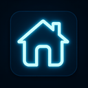 icon_technology_house_glow_effect icon preview
