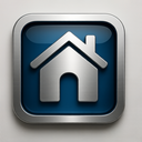 icon_technology_house_metallic icon preview