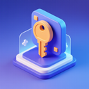 icon_technology_key_3d_isometric icon preview