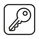 icon_technology_key_minimal_outline icon preview