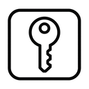 icon_technology_key_monochrome icon preview