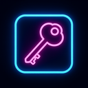 icon_technology_key_neon icon preview