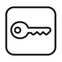 icon_technology_key_thin icon preview