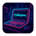 icon_technology_laptop_cyberpunk icon preview