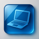 icon_technology_laptop_glassy icon preview