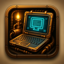 icon_technology_laptop_steampunk icon preview