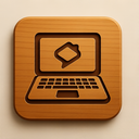 icon_technology_laptop_wooden icon preview