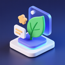 icon_technology_leaf_3d_isometric icon preview