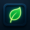 icon_technology_leaf_glow_effect icon preview