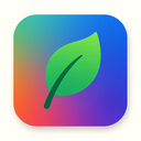 icon_technology_leaf_gradient icon preview