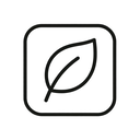 icon_technology_leaf_minimal_outline icon preview
