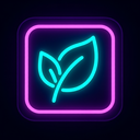 icon_technology_leaf_neon icon preview