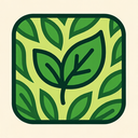 icon_technology_leaf_organic_pattern icon preview