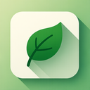 icon_technology_leaf_shadow_effect icon preview