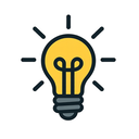 icon_technology_light_bulb_asymmetrical icon preview