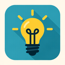 icon_technology_light_bulb_flat_design icon preview