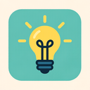 icon_technology_light_bulb_flat_pastel icon preview