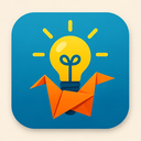 icon_technology_light_bulb_origami icon preview