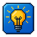 icon_technology_light_bulb_pixel_art icon preview