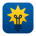 icon_technology_light_bulb_sharp_edges icon preview