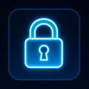 icon_technology_lock_glow_effect icon preview