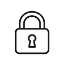 icon_technology_lock_minimal_outline icon preview