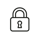 icon_technology_lock_thin icon preview