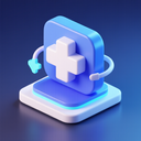 icon_technology_medical_cross_3d_isometric icon preview