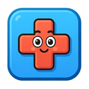 icon_technology_medical_cross_cartoon icon preview