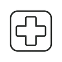 icon_technology_medical_cross_minimal_outline icon preview