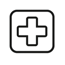 icon_technology_medical_cross_monochrome icon preview