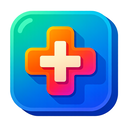 icon_technology_medical_cross_vibrant_colors icon preview