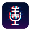 icon_technology_microphone_digital_glitch icon preview