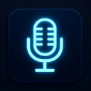 icon_technology_microphone_glow_effect icon preview