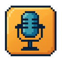 icon_technology_microphone_pixel_art icon preview
