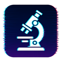 icon_technology_microscope_digital_glitch icon preview