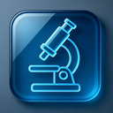 icon_technology_microscope_glassy icon preview