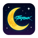 icon_technology_moon_cyberpunk icon preview