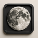 icon_technology_moon_embossed icon preview