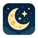 icon_technology_moon_flat_design icon preview