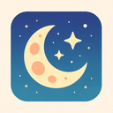 icon_technology_moon_flat_pastel icon preview