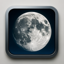 icon_technology_moon_metallic icon preview