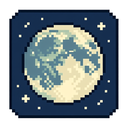 icon_technology_moon_pixel_art icon preview