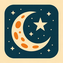icon_technology_moon_retro icon preview