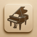 icon_technology_piano_embossed icon preview