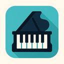 icon_technology_piano_flat_design icon preview