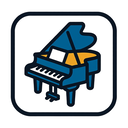 icon_technology_piano_geometric icon preview